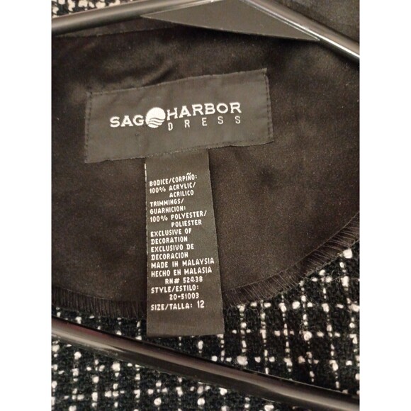 Black and White Houndstooth Women's Jacket - Picture 8 of 8